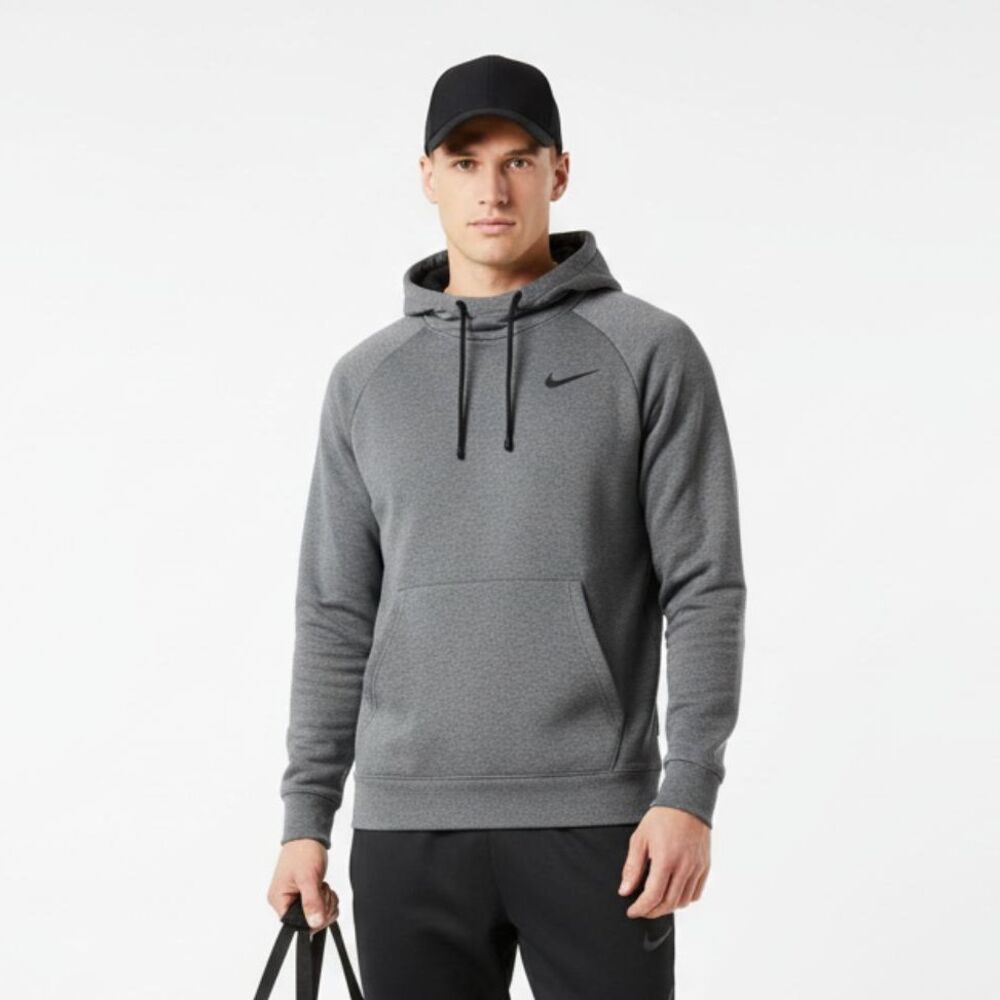 Nike Men’s Gray Hoodie Long Sleeve Sweatshirt S
